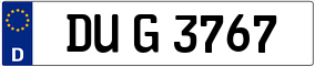 Truck License Plate